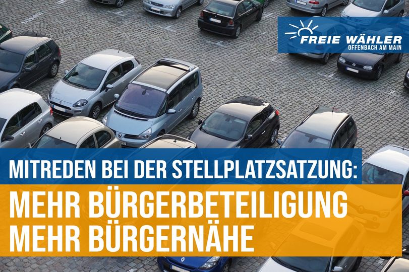 Mitreden bei der Stellplatzsatzung