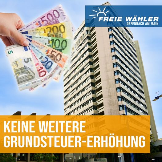 Grundsteuer weiter senken oder zumindest halten