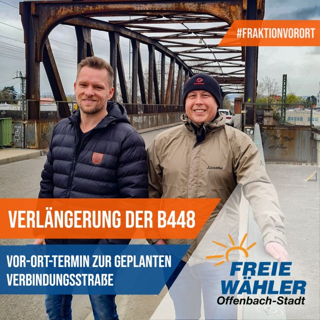 Fraktion vor Ort – Begehung der geplanten Verlängerung der B448