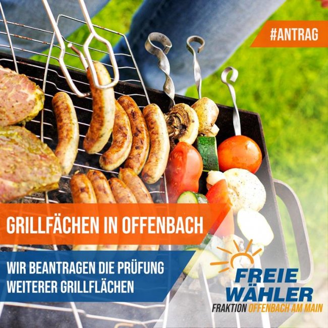 Wir beantragen weitere öffentliche Grillflächen in Offenbach