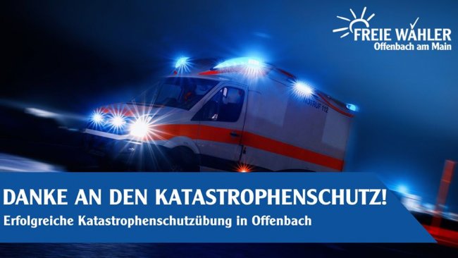 Danke an den Katastrophenschutz!